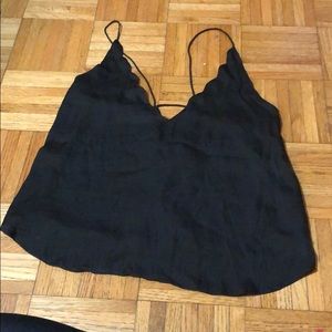 Flowy Black Tank Top